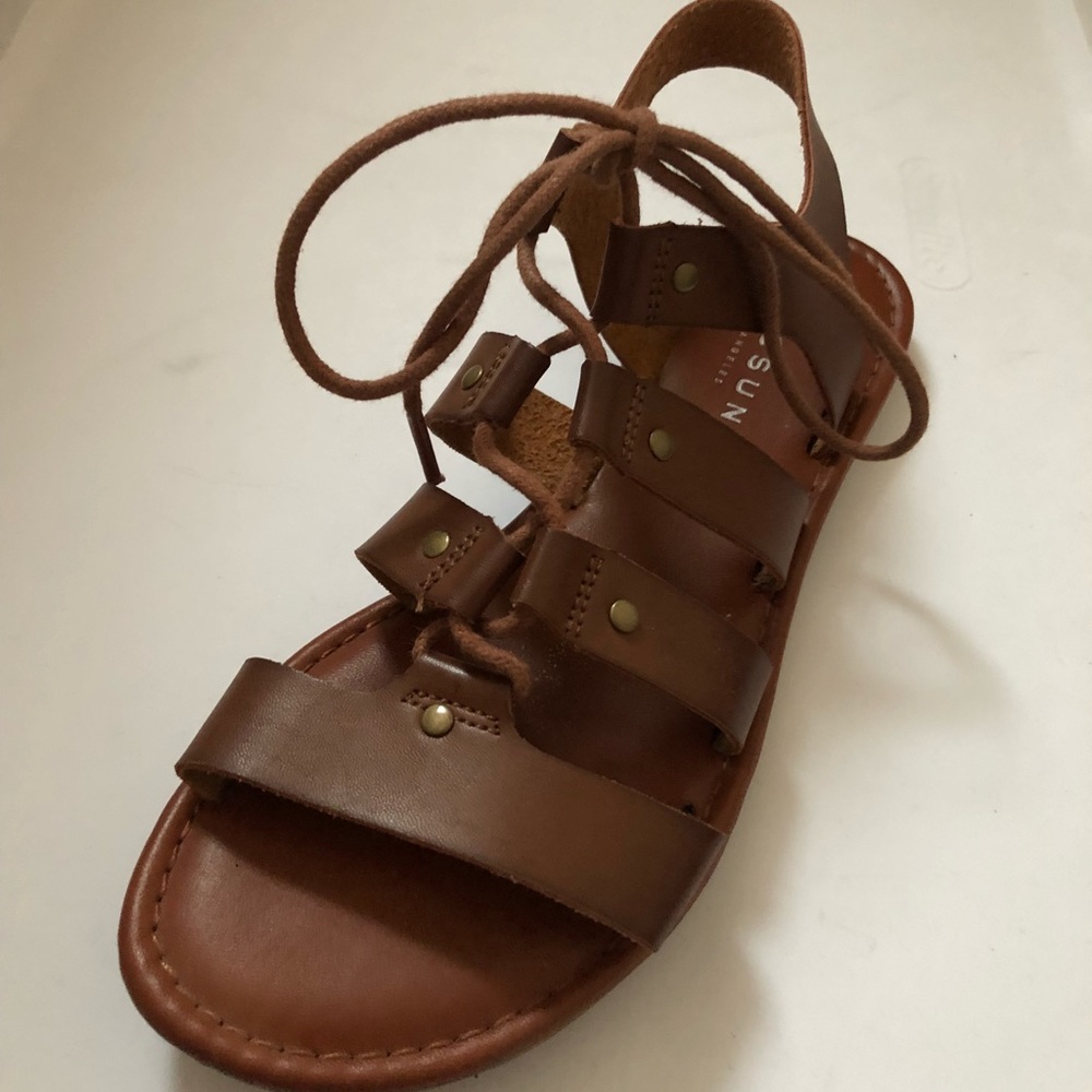 Lace up sandals